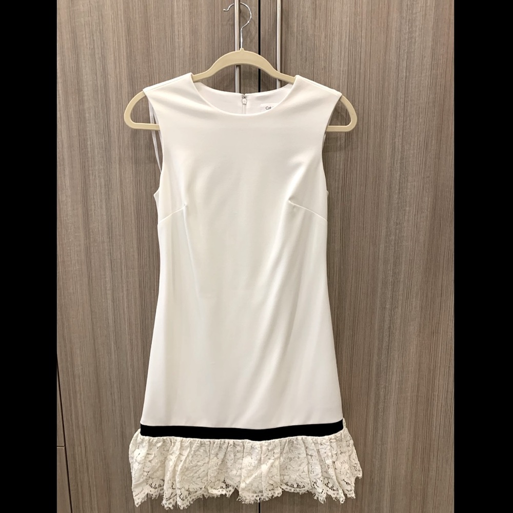 Calvin Klein White Midi Dress